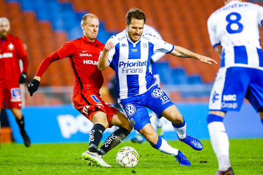 IFK Göteborgs Tobias Hysen och Norrköpings Andreas