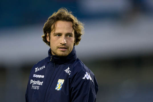 IFK Göteborgs Mikkel Diskerud innan kvartsfinalen i