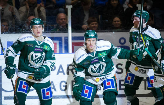 Färjestads Joel Eriksson Ek, Magnus Nygren och Alexander