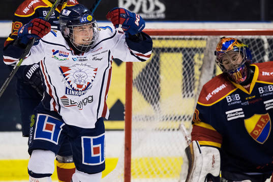 Linköpings Madelen Haug Hansen jublar
