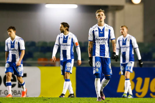 IFK Göteborgs Sören Rieks deppar