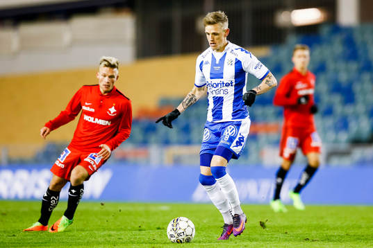 IFK Göteborgs Sören Rieks och Norrköpings Nicklas