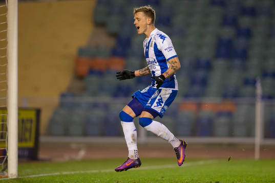 IFK Göteborgs Sören Rieks deppar