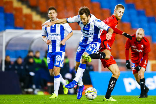 IFK Göteborgs Tobias Hysen och Norrköpings Filip