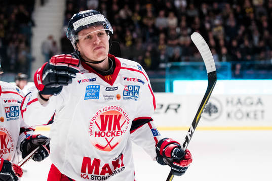 Västerviks Mats Josten Fröshaug jublar