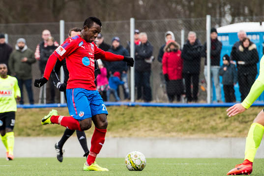 Helsingborgs Monday Samuel gör 1-0