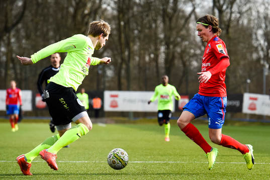 Helsingborgs Max Svensson och Kristianstads Martin