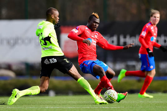 Kristianstads Saikou Jawneh och Helsingborgs Edwin Gyimah