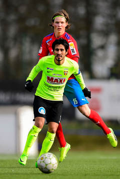Kristianstads Antonio Rojas och Helsingborgs Max Svensson