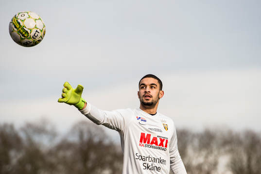 Kristianstads målvakt Sixten Mohlin