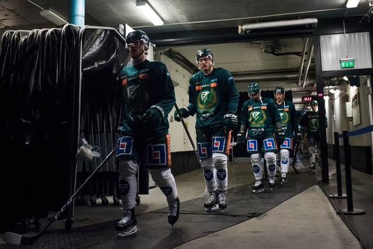 Färjestads Johan Ryno före åttondelsfinal 2 i