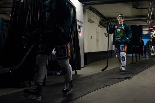 Färjestads Joel Eriksson Ek före åttondelsfinal 2 i