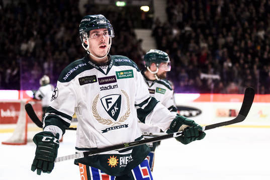 Färjestads Sebastian Erixon deppar