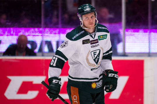 Färjestads Johan Ryno deppar