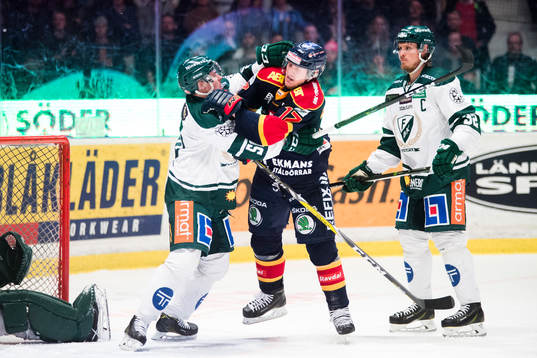 Djurgårdens Henrik Eriksson i bråk med Färjestads