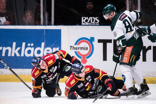 Djurgårdens Patrik Lundh och Linus Hultström