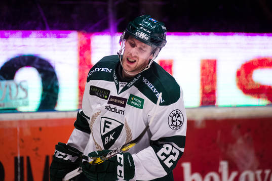 Färjestads Per Åslund deppar