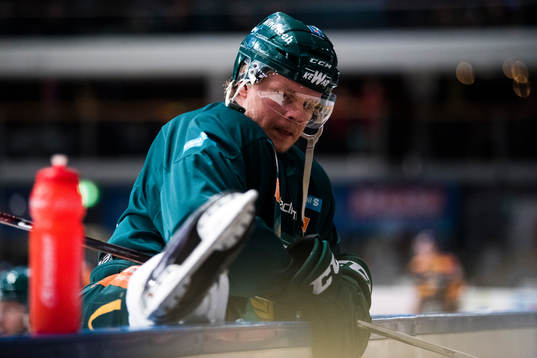 Färjestads Andreas Jämtin före åttondelsfinal 2 i