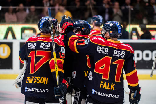 Djurgårdens spelare jublar