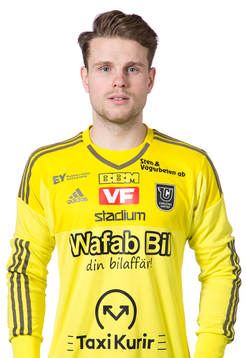 Carlstads målvakt Marcus Elmersson