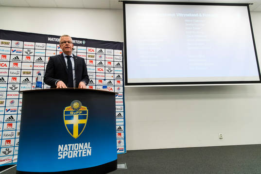 Sveriges förbundskapten Janne Andersson