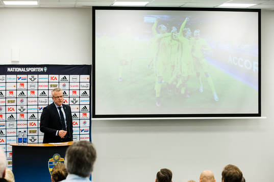 Sveriges förbundskapten Janne Andersson