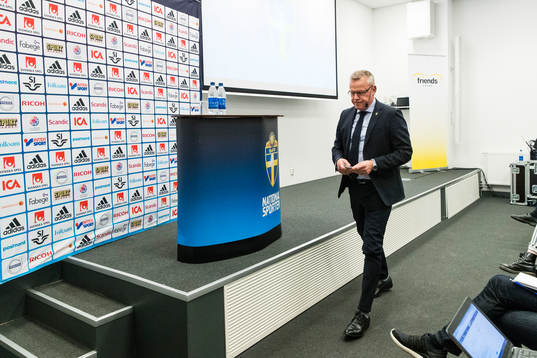 Sveriges förbundskapten Janne Andersson