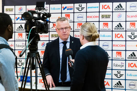 Sveriges förbundskapten Janne Andersson