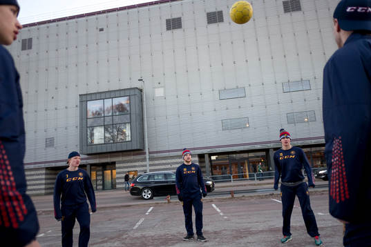 Djurgårdens Emil Johansson, Linus Hultström och Adam