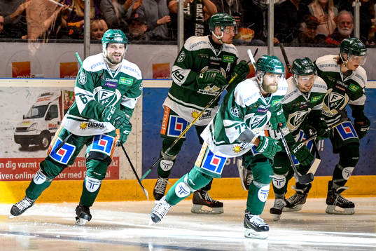 Färjestads Mikael Wikstrand jublar