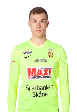 Kristianstads målvakt Joel Hallgren