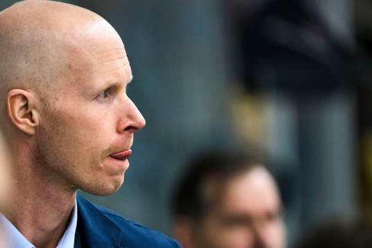 Karlskogas tränare Tobias Thermell