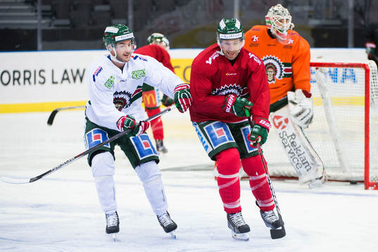Frölundas Casey Wellman och Joel Lundqvist