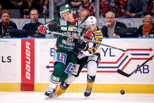 Frölundas Nicklas Lasu och Skellefteås Pär Lindholm