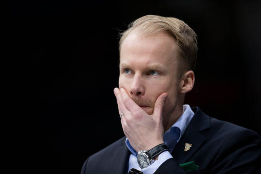 Frölundas assisterande tränare Johan Lundskog