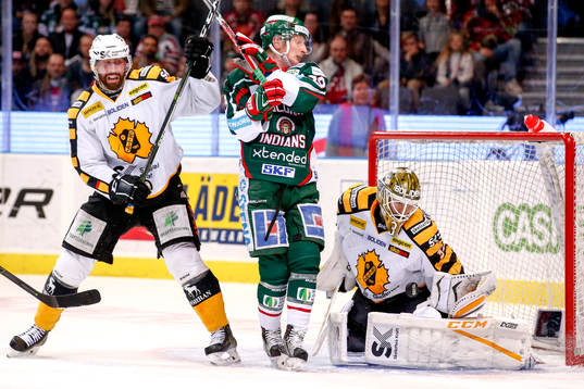Skellefteås Johan Alm och Frölundas Simon Hjalmarsson