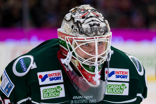 Frölundas målvakt Johan Gustafsson