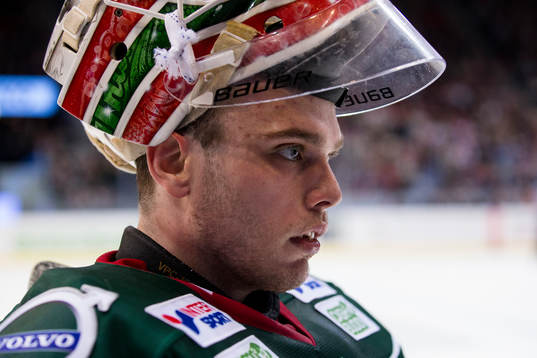 Frölundas målvakt Johan Gustafsson