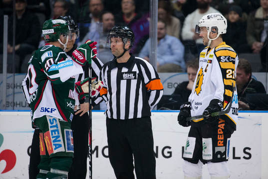 Frölundas Joel Lundqvist och Skellefteås Jimmie Ericsson