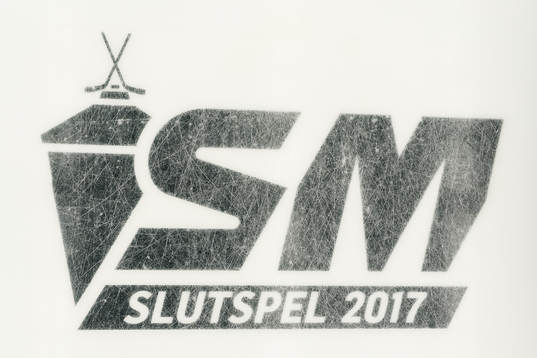 Logga med SM-slutspel på isen före kvartsfinal 1 i