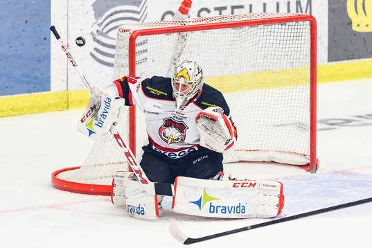 Malmö Redhawks målvakt Oscar Alsenfelt