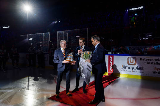 Växjös VD Stefan Hörberg och ordförande Michael Marchal