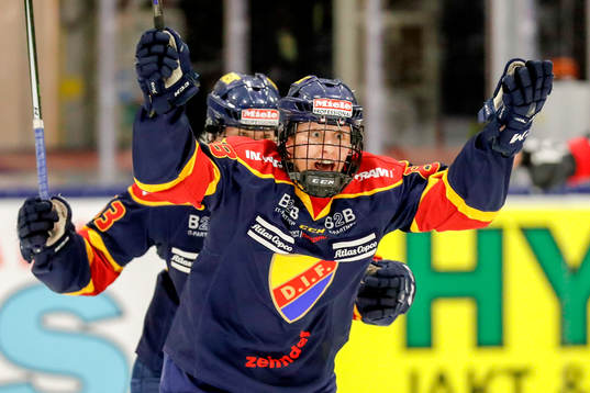 Djurgårdens Hanna Olsson jublar