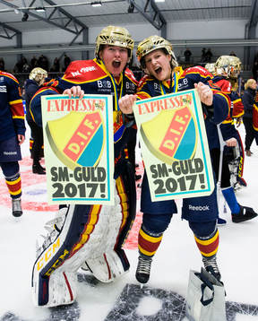 Djurgårdens målvakt Lovisa Berndtsson och Alexandra