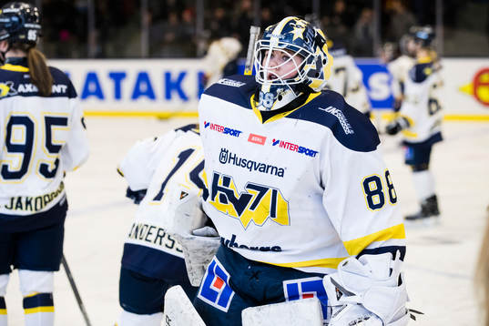 s målvakt Sabina Eriksson innan final 2 i SDHL-slutspelet