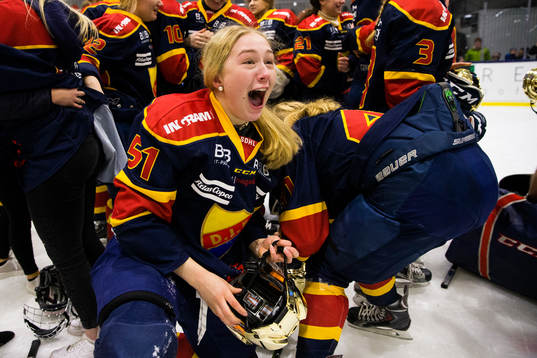 Djurgårdens Ida Press jublar