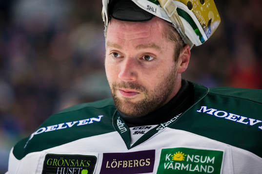 Färjestads målvakt Lars Haugen