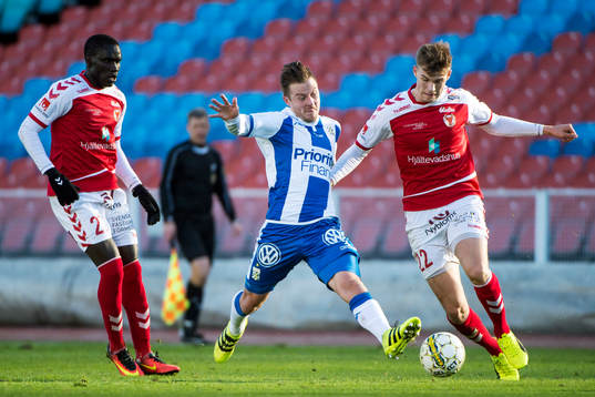 Kalmars Markus Thorbjörnsson och IFK Göteborgs Scott