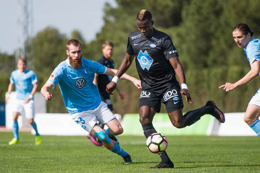 Jo Inge Berget och Moldes Babacar Sarr