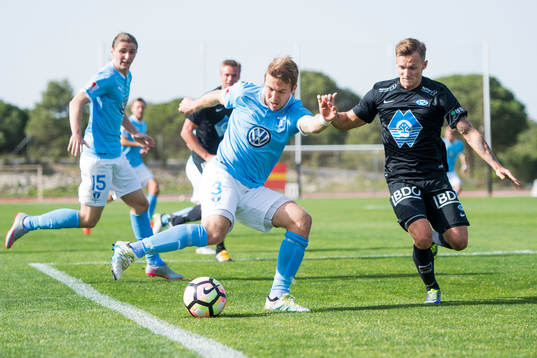 Moldes Ole Martin Rindaroy och Malmö FFs Anton Tinnerholm